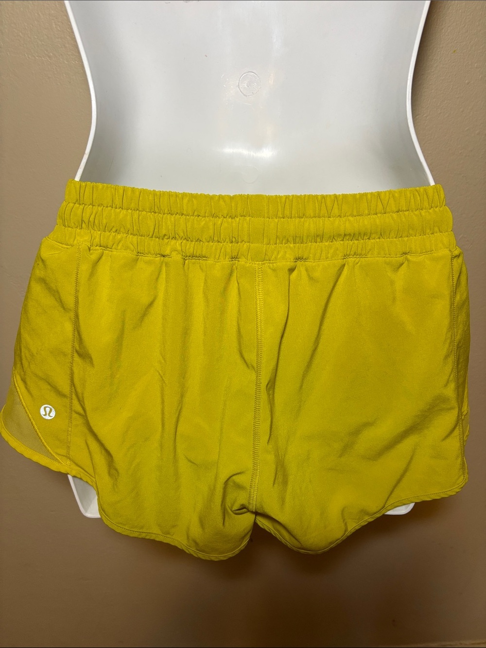 lululemon athletica Bright Yellow Running Shorts - Picture 2 of 4